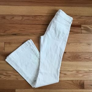 J BRAND Love Story Flare Jeans in White